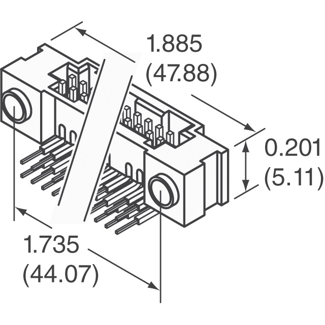 Rib-Cage™, MezzSelect™ Series - Amphenol FCI - 0.047" (1.20mm) ~ 0.071